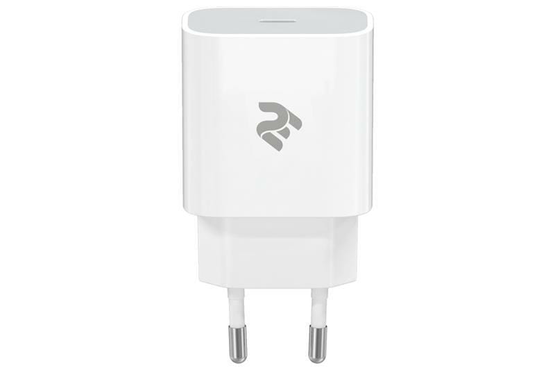 Сетевое зарядное устройство 2E (1USB 3A) White (2E-WC1USBC20W-W)