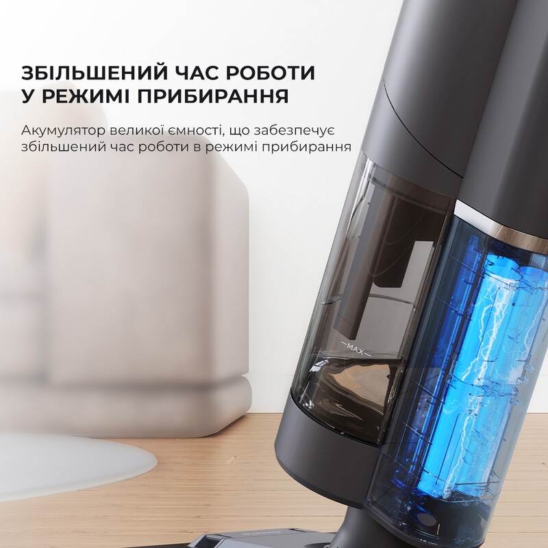 Аккумуляторный моющий пылесос Dreame Wet & Dry Vacuum Cleaner H12 Pro (HHR25A)