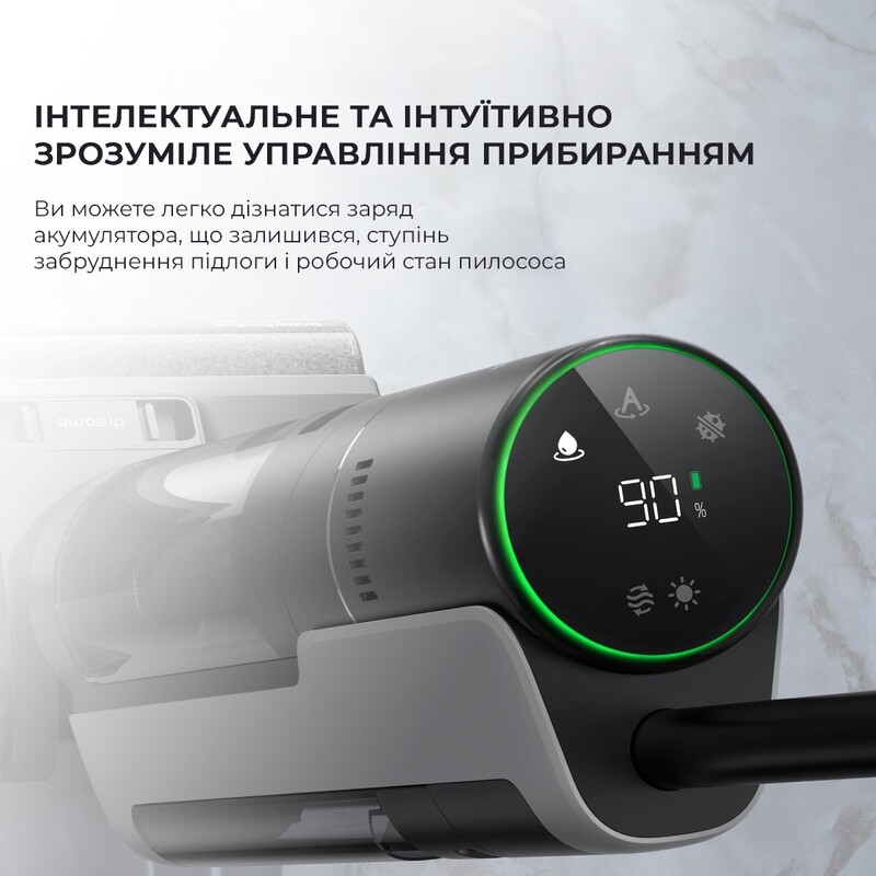 Аккумуляторный моющий пылесос Dreame Wet & Dry Vacuum Cleaner H12 Pro (HHR25A)