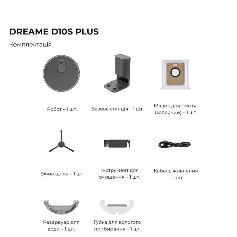 Робот-пылесос Dreame Bot D10s Plus (RLS6AD)