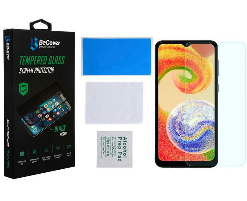 Защитное стекло BeCover для Samsung Galaxy A04 SM-A045/A04s SM-A047 Crystal Clear Glass (708136)
