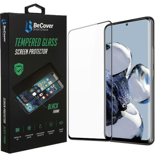 Фото - Защитное стекло / пленка Becover Захисне скло  для Xiaomi 12T/12T Pro Black  708558 (708558)
