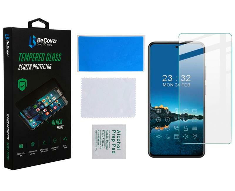 Защитное стекло BeCover для ZTE Blade V40/V40 Pro Crystal Clear Glass 3D (708561)