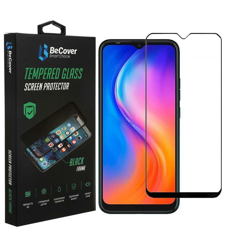 Защитное стекло BeCover для Umidigi A13 Pro Black (708387)