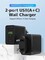 Фото - Мережевий зарядний пристрій Vention USB Type C + QC4.0 (18-20W) Black (FBBB0-EU) | click.ua