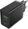 Фото - Мережевий зарядний пристрій Vention USB Type C + QC4.0 (18-20W) Black (FBBB0-EU) | click.ua