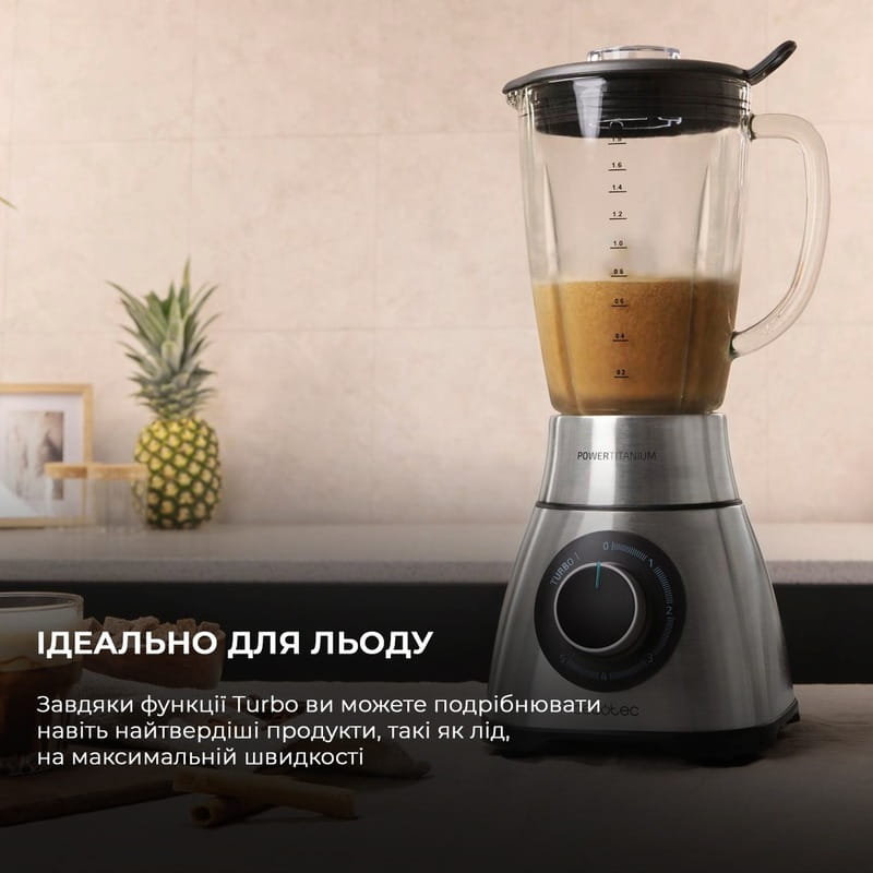 Блендер Cecotec Power Titanium 2000MAX PerfectMix Black CCTC-04140 (8435484041409)