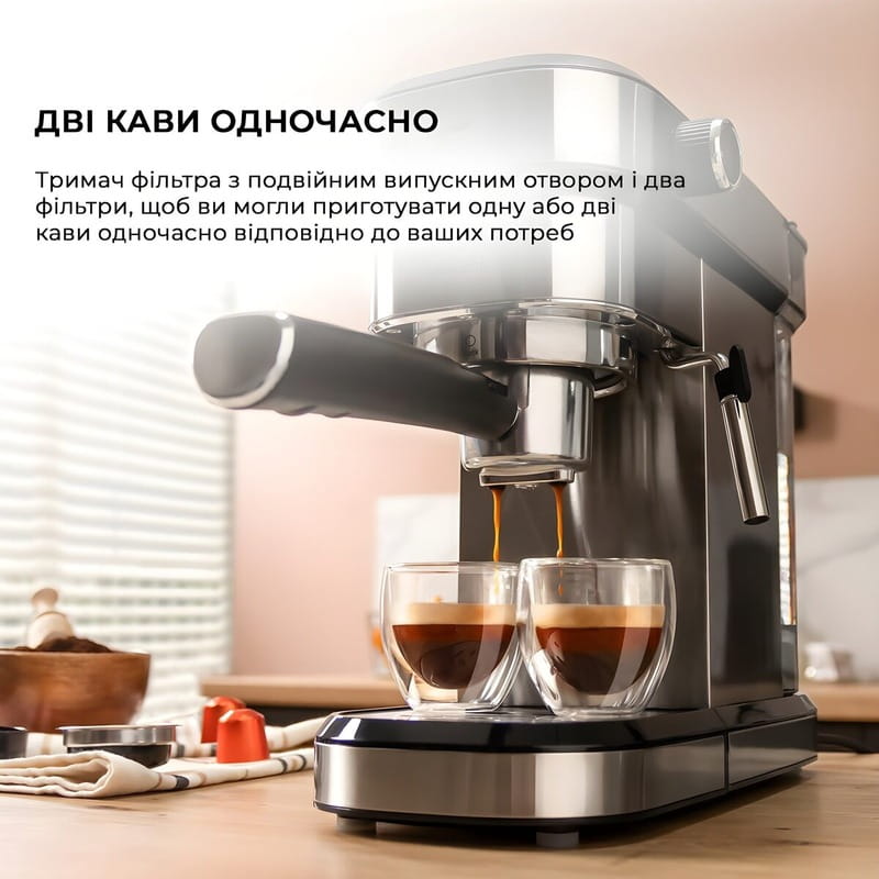 Кофеварка рожковая Cecotec Cafelizzia 790 Steel Duo (CCTC-01646)