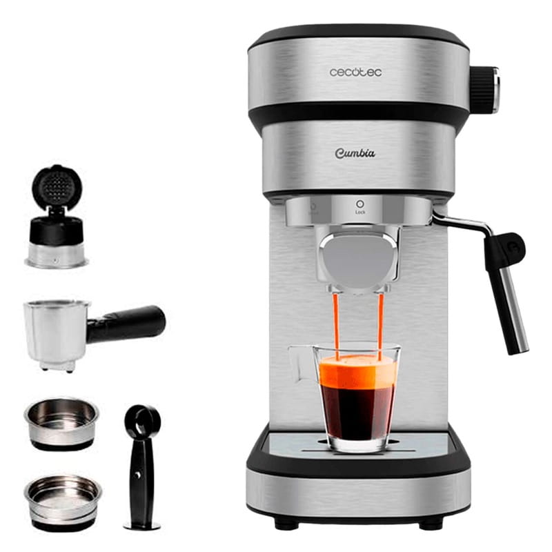 Кофеварка рожковая Cecotec Cafelizzia 790 Steel Duo (CCTC-01646)