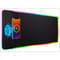 Фото - Коврик для мыши с беспроводным зарядным устройством Choetech (T543-F) RGB Illuminated 15W Wireless Charging Mouse Pad | click.ua