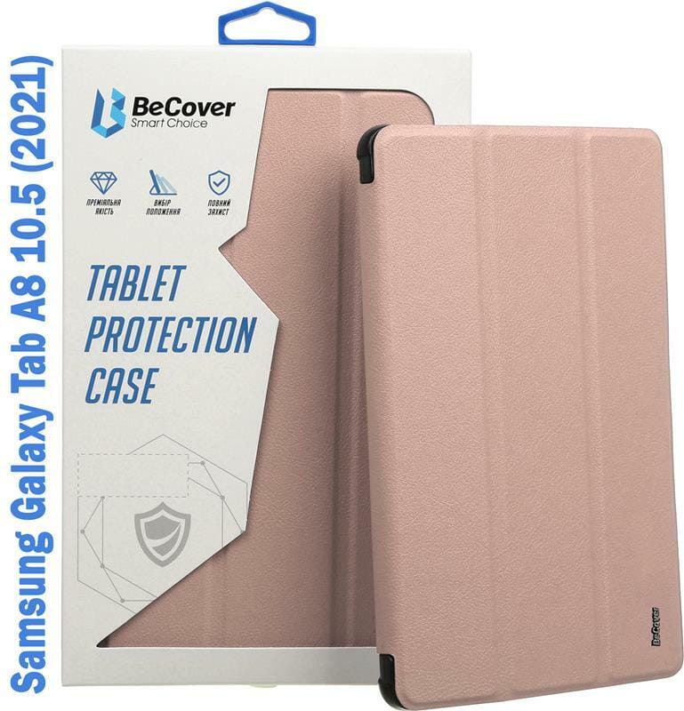 Чохол-книжка BeCover Flexible TPU Mate для Samsung Galaxy Tab A8 SM-X200/SM-X205 Rose Gold (708381)