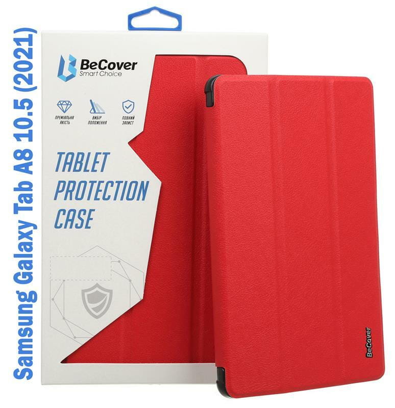 Чехол-книжка BeCover Flexible TPU Mate для Samsung Galaxy Tab A8 SM-X200/SM-X205 Red (708382)