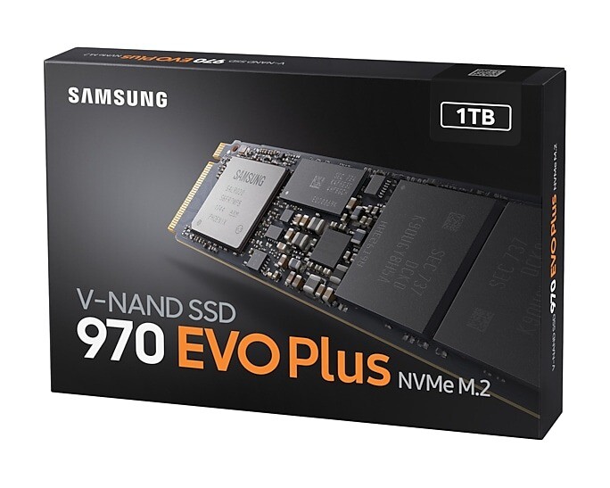 Накопичувач SSD  1ТB Samsung 970 EVO Plus M.2 PCIe 3.0 x4 V-NAND MLC (MZ-V7S1T0BW)