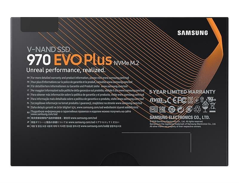 Накопитель SSD  1ТB Samsung 970 EVO Plus M.2 PCIe 3.0 x4 V-NAND MLC (MZ-V7S1T0BW)
