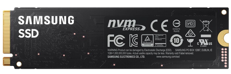 Накопитель SSD  1ТB Samsung 980 M.2 2280 PCIe 3.0 x4 NVMe V-NAND MLC (MZ-V8V1T0BW)