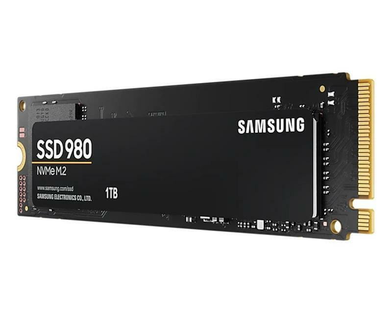 Накопитель SSD  1ТB Samsung 980 M.2 2280 PCIe 3.0 x4 NVMe V-NAND MLC (MZ-V8V1T0BW)