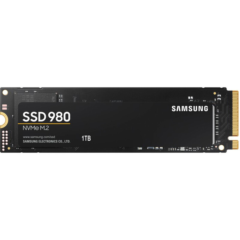 Накопичувач SSD  1ТB Samsung 980 M.2 2280 PCIe 3.0 x4 NVMe V-NAND MLC (MZ-V8V1T0BW)