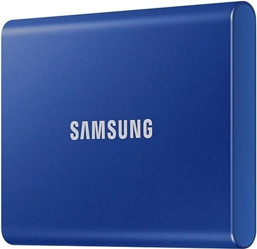 Накопитель внешний SSD 2.5" USB 1.0TB Samsung T7 Indigo Blue (MU-PC1T0H/WW)