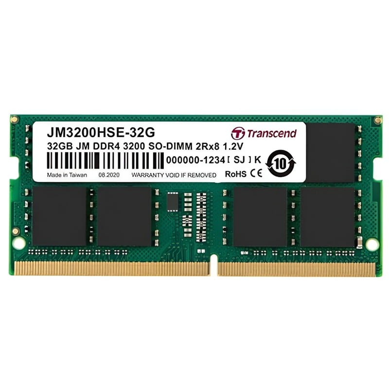 Модуль пам`яті DDR4 32GB/3200 Transcend JetRam (JM3200HSE-32G)