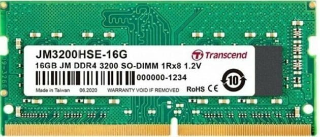 Модуль памяти DDR4 16GB/3200 Transcend JetRam (JM3200HSE-16G)