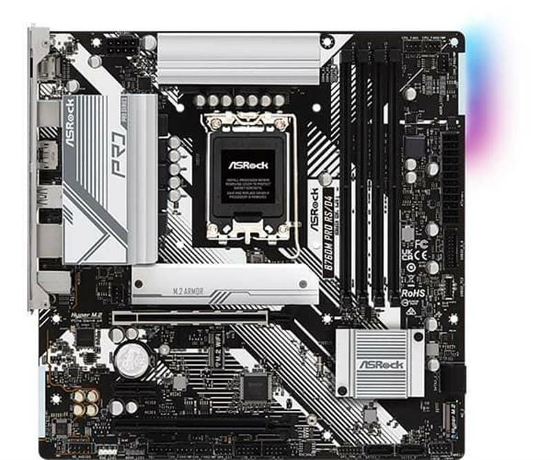 Материнская плата ASRock B760M Pro RS/D4 Socket 1700