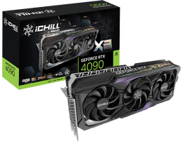 Видеокарта GF RTX 4090 24GB GDDR6X iChill X3 Inno3D (C40903-246XX-1833VA47)