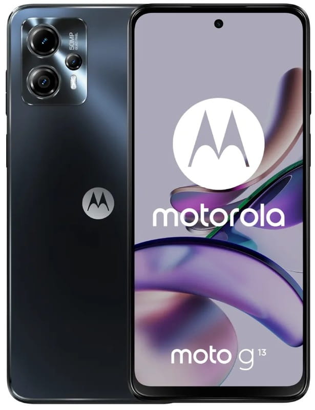 Смартфон Motorola Moto G13 4/128GB Dual Sim Matte Charcoal (PAWV0015RS)