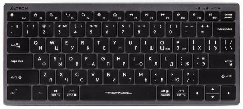 Клавиатура A4Tech Fstyler FX-51 Grey