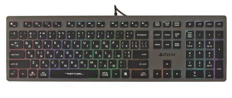 Клавиатура A4Tech Fstyler FX60 Grey Neon backlit