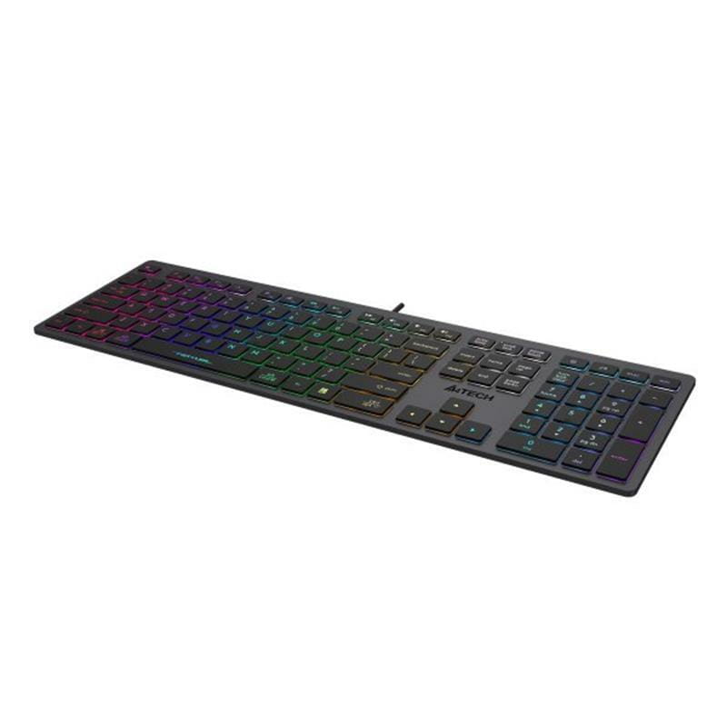 Клавіатура A4Tech Fstyler FX60H Grey Neon backlit