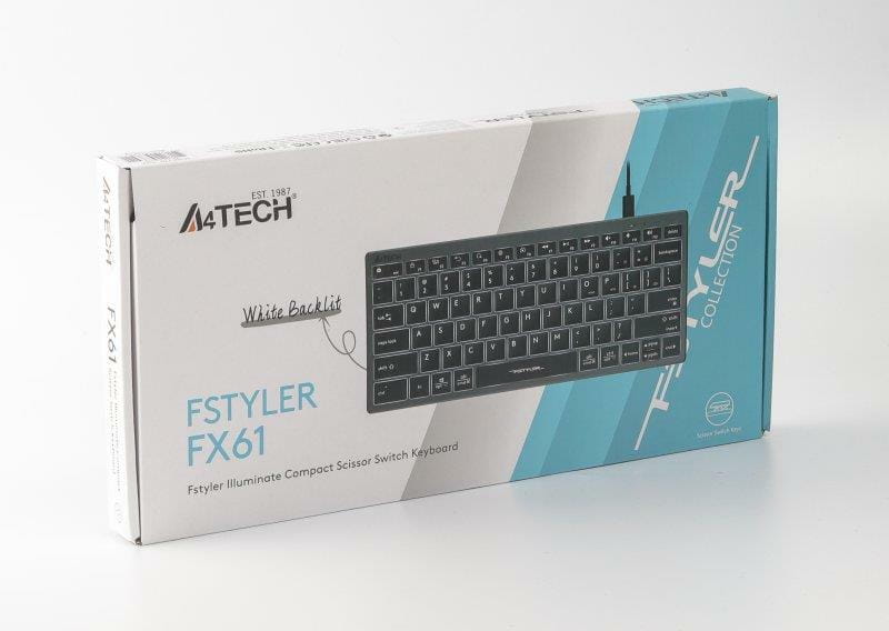 Клавіатура A4Tech Fstyler FX61 Grey