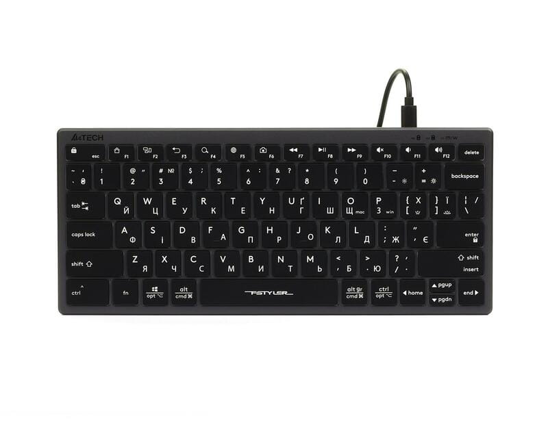 Клавіатура A4Tech Fstyler FX61 Grey