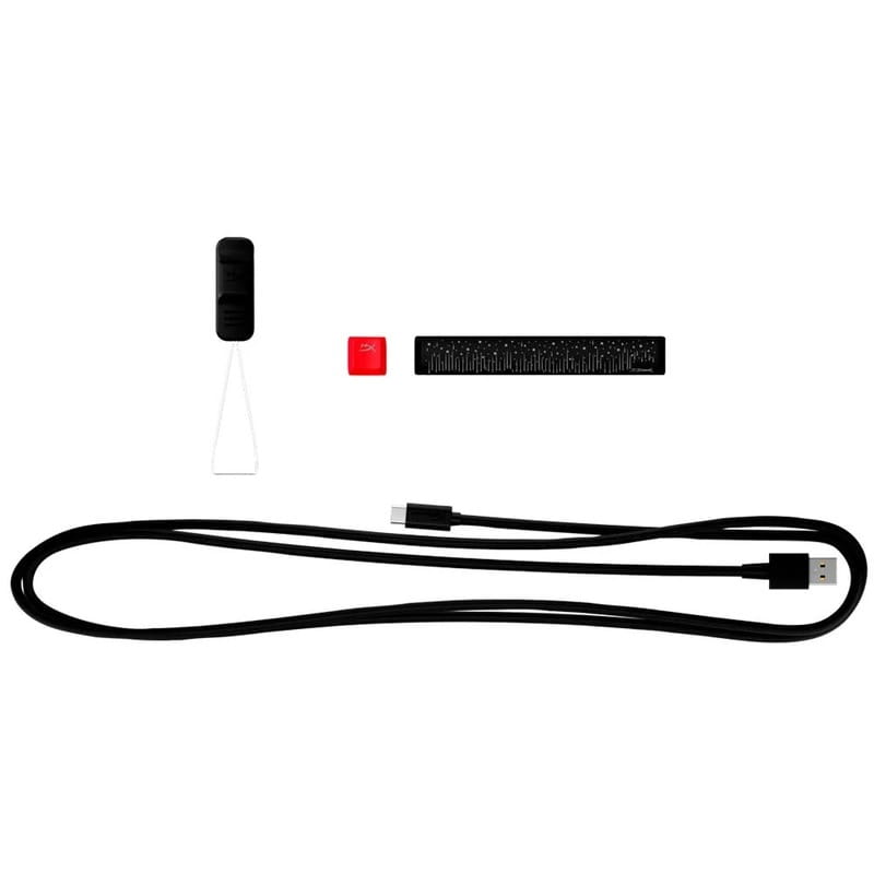 Клавиатура HyperX Alloy Origins Red RGB PBT ENG/RU Black (639N3AA)