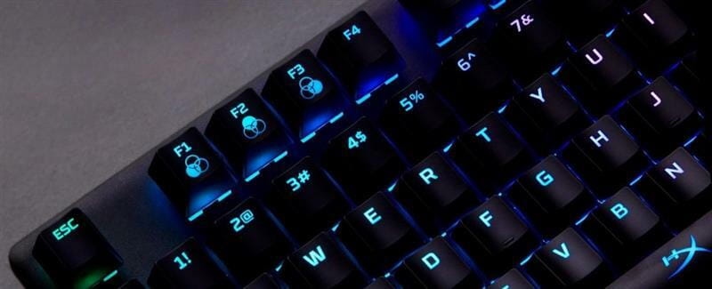 Клавіатура HyperX Alloy Origins Aqua RGB PBT ENG/UKR Black (639N5AA)