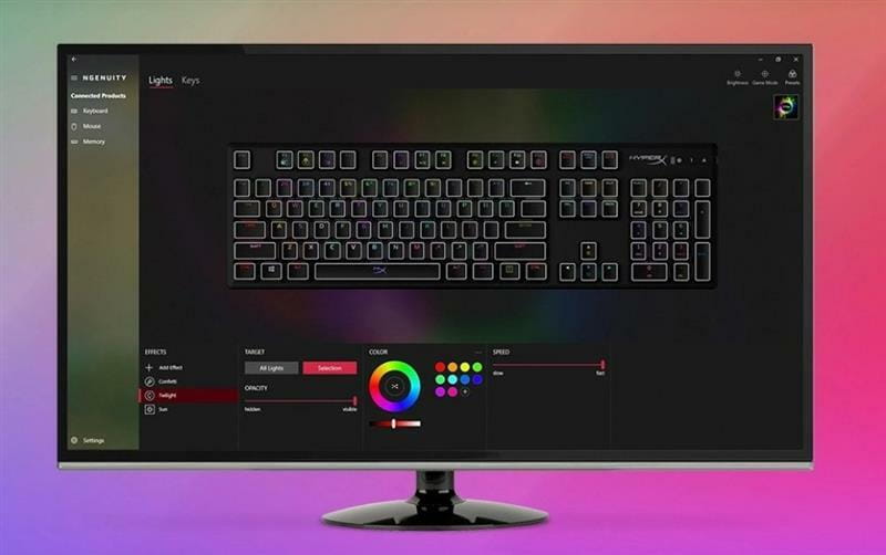 Клавіатура HyperX Alloy Origins Aqua RGB PBT ENG/UKR Black (639N5AA)