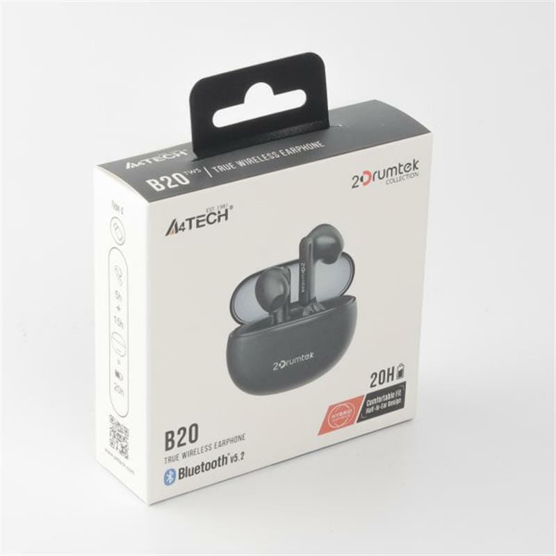 Bluetooth-гарнитура A4Tech B20 Ash Grey