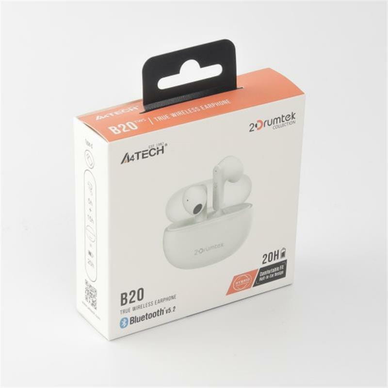 Bluetooth-гарнитура A4Tech B20 Grayish White