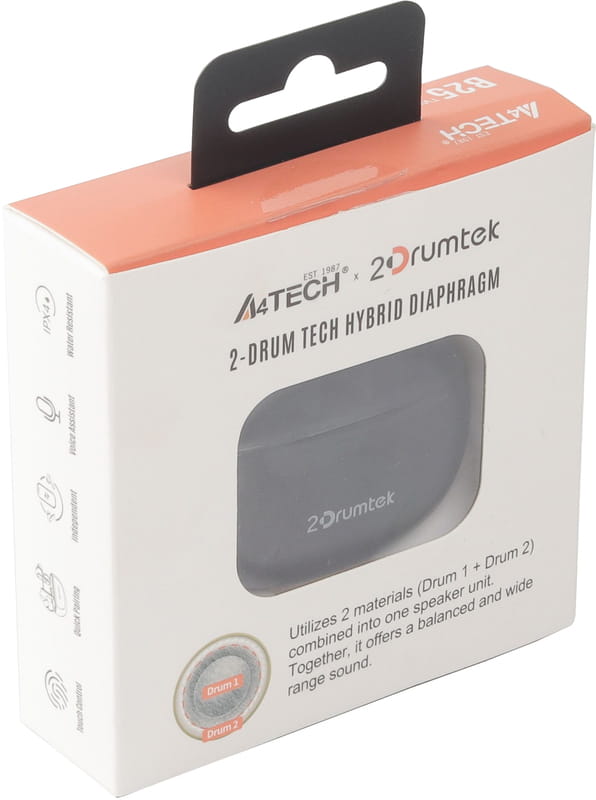 Bluetooth-гарнітура A4Tech B25 Ash Grey