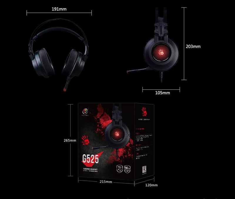 Гарнитура Bloody G525 Black