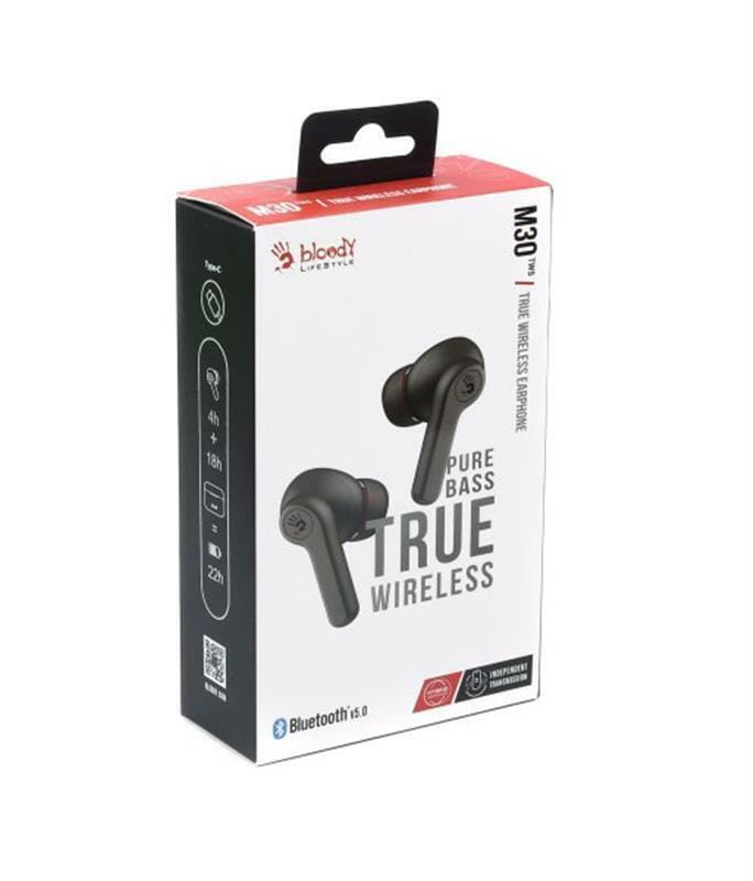 Bluetooth-гарнитура A4Tech Bloody M30 Black+Red