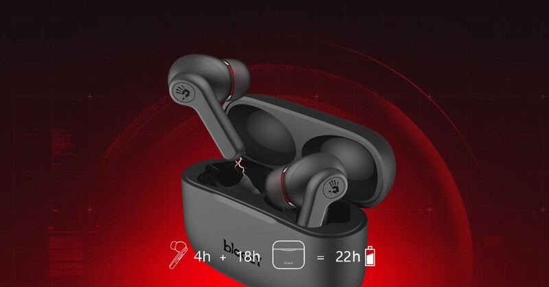 Bluetooth-гарнитура A4Tech Bloody M30 Black+Red