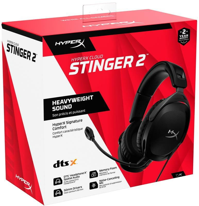 Гарнитура HyperX Cloud Stinger 2 3.5mm Black (519T1AA)