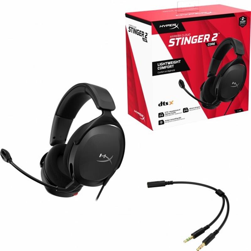 Гарнитура HyperX Cloud Stinger 2 Core PC 3.5mm Black (683L9AA)