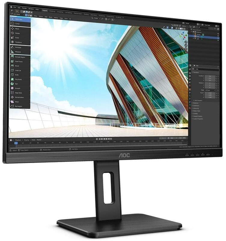 Монитор AOC 23.8" 24P2C IPS Black