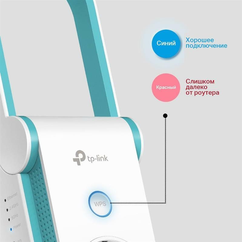Беспроводной  повторитель/расширитель WiFi сигнала TP-Link RE365