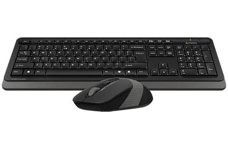 Комплект (клавиатура, мышь) беспроводной A4Tech FG1010S Black/Grey