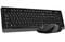 Фото - Комплект (клавіатура, мишка) бездротовий A4Tech FG1010S Black/Grey | click.ua