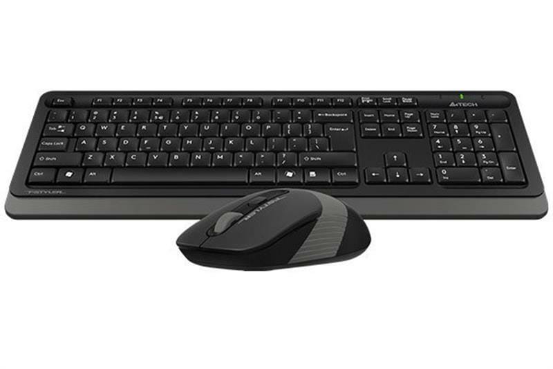 Комплект (клавіатура, миша) бездротовий A4Tech FG1010S Black/Grey