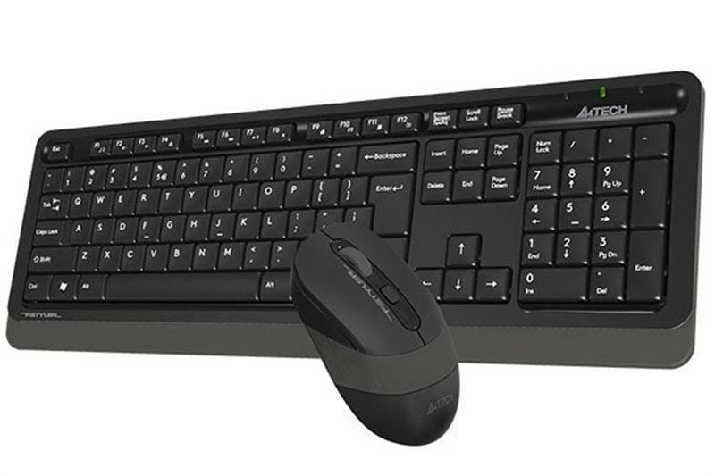 Комплект (клавіатура, мишка) бездротовий A4Tech FG1012S Black/Grey
