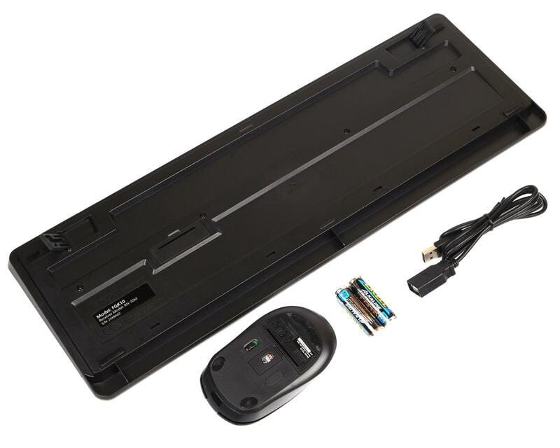 Комплект (клавиатура, мышь) беспроводной A4Tech FG1012S Black/Grey